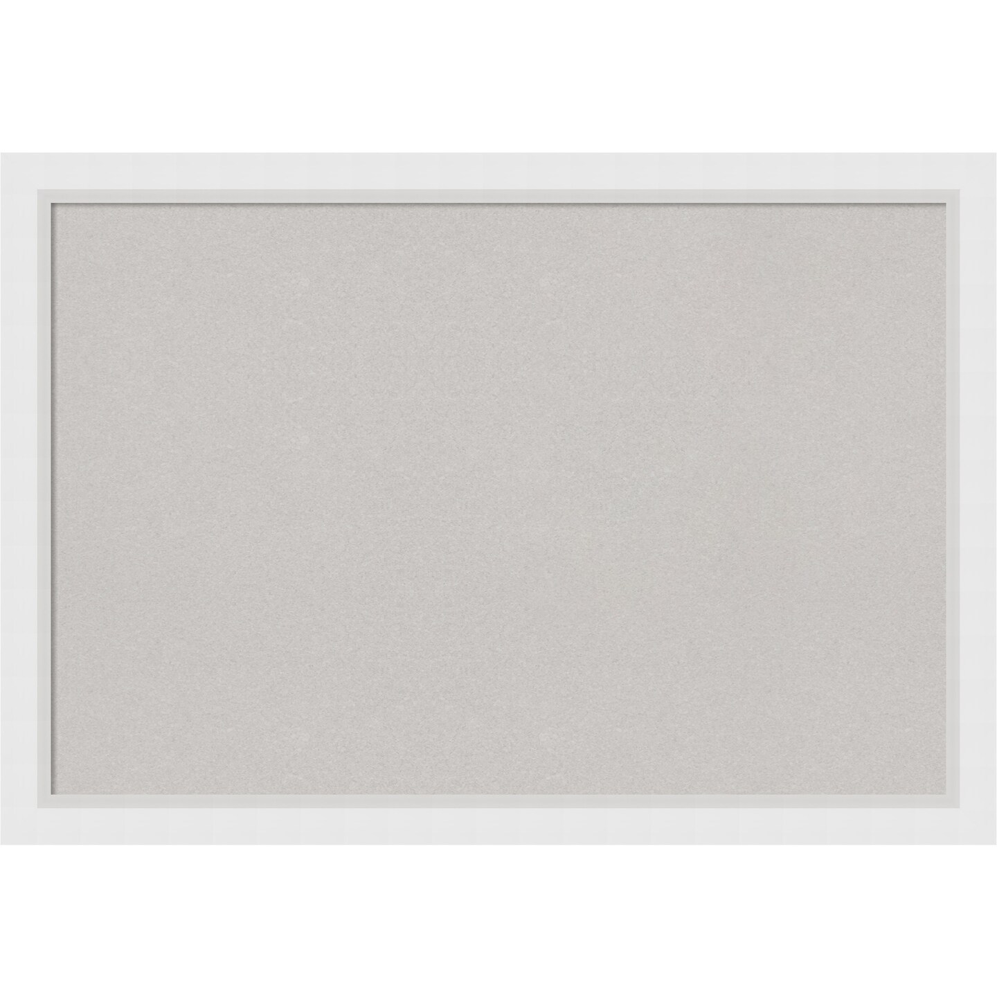 Cork Board, Blanco White Wood Frame - Bulletin Board, Organization Board, Pin Board