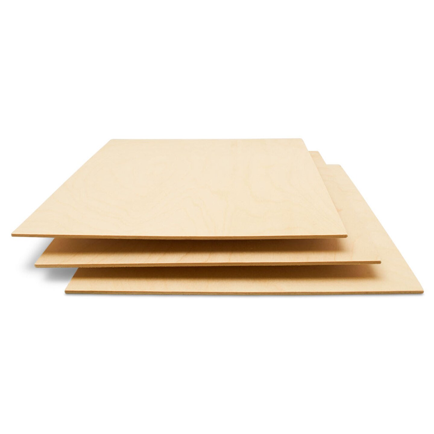 Baltic Birch Plywood, 12 x 20 Inch, B/BB Grade Sheets, 1/4 or 1/8