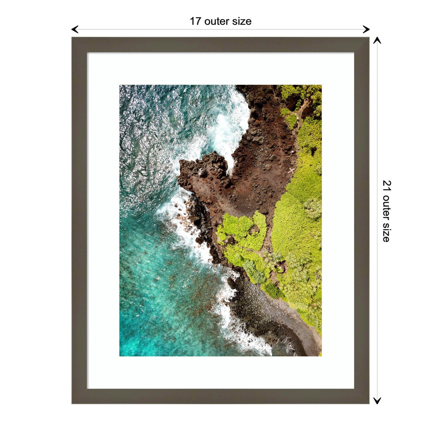 Going back to Maui by Rachel Dowd Wood Framed Wall Art Print Michaels