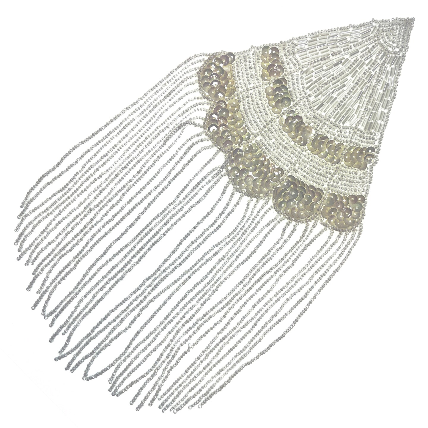 Triangle With  Fringe Applique/Patch