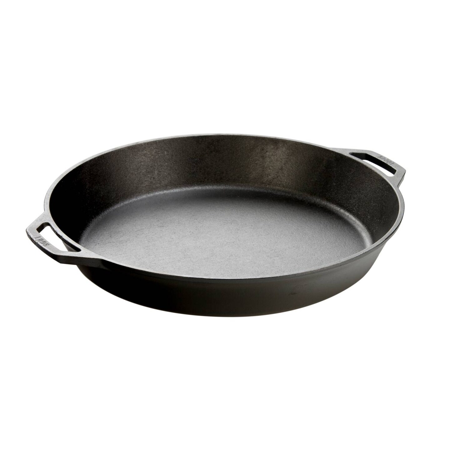Lodge Seasoned Cast Iron Skillet with 2 Loop Handles 17 Inch