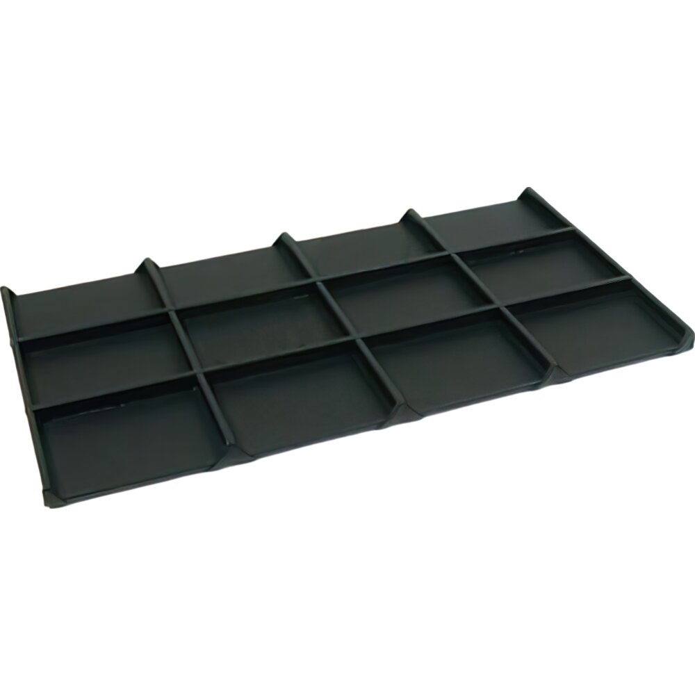 24 Slot Pocket Watch Jewelry Tray Display Black Leather