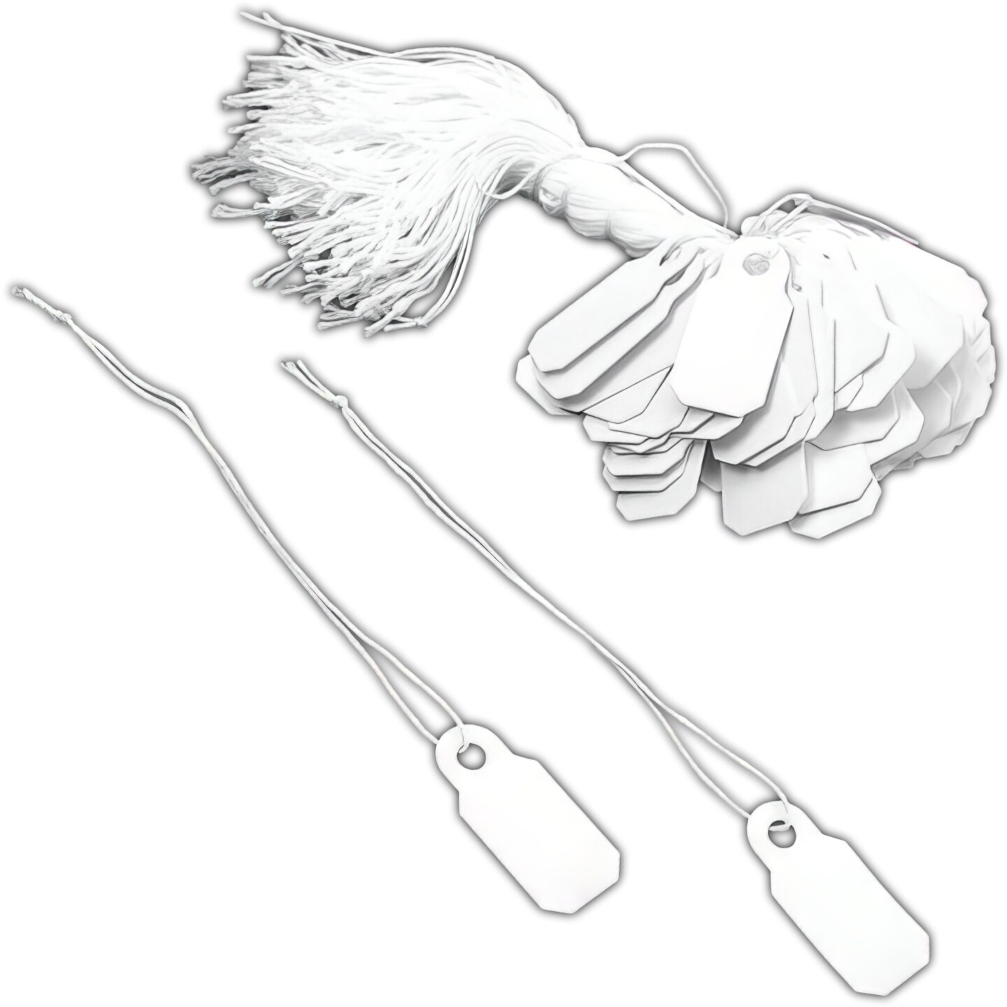 100 String Price Tags Jewelry Clothing Sale Display Tag