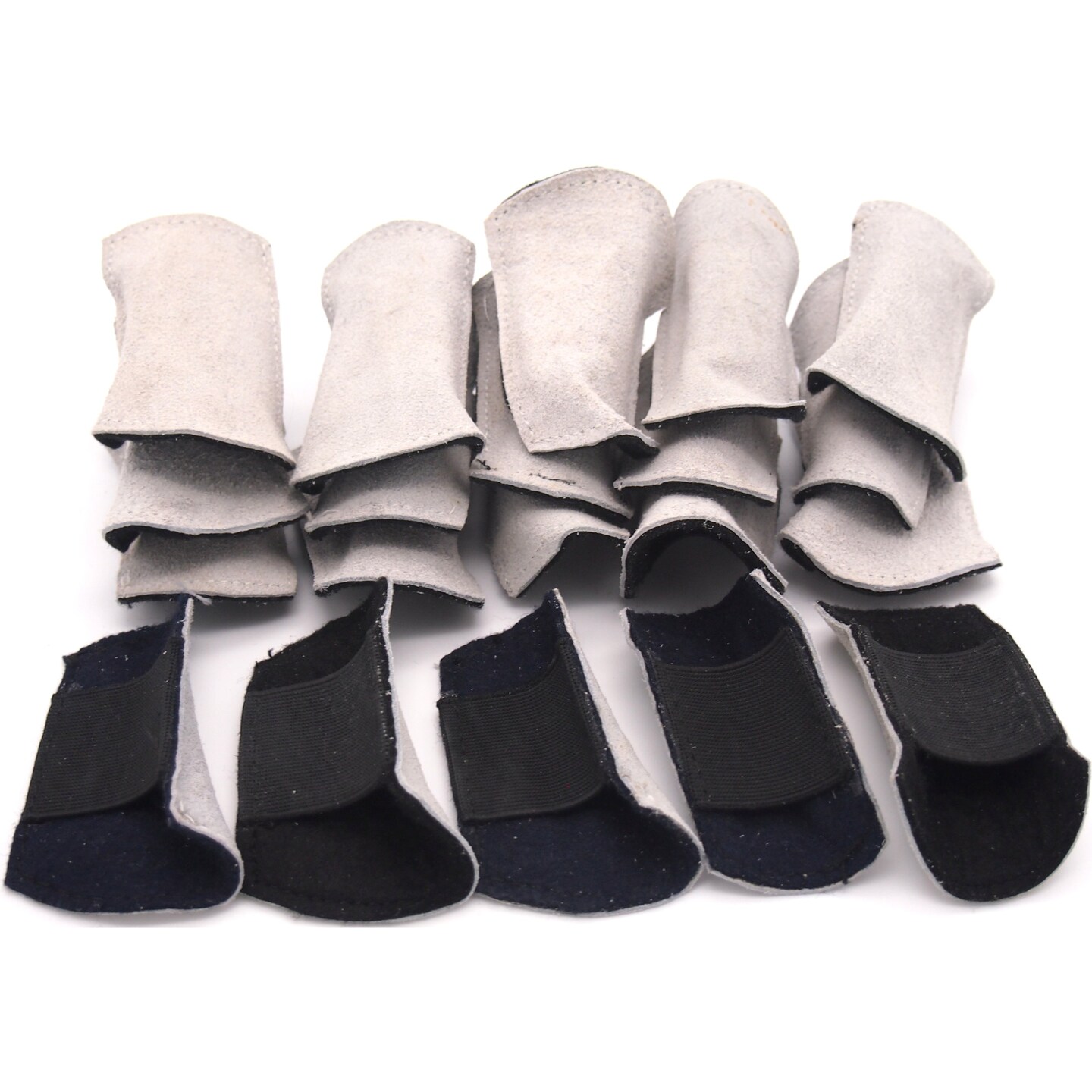 20 Leather Finger Guards Polishing Ring Repair Tools A+