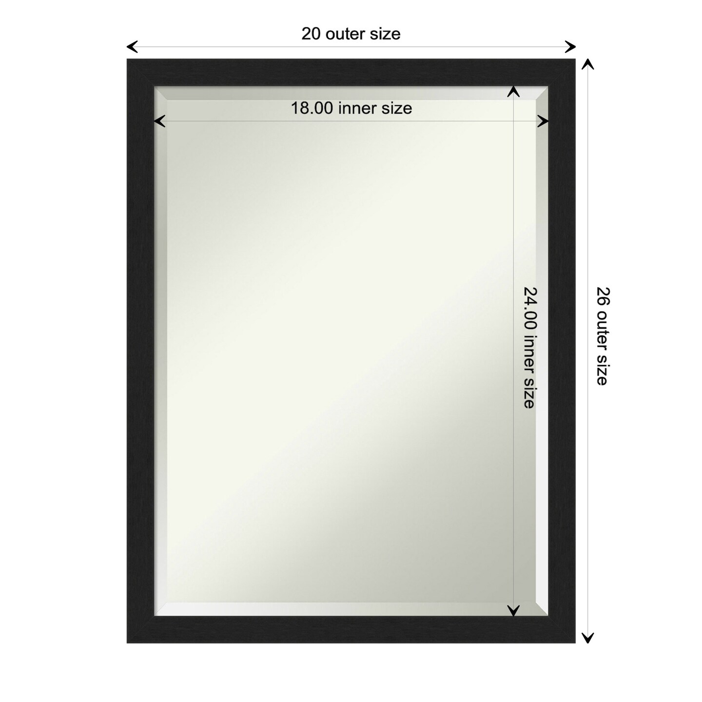 Beveled Bathroom Wall Mirror, Grace Narrow Frame Mirrors Michaels
