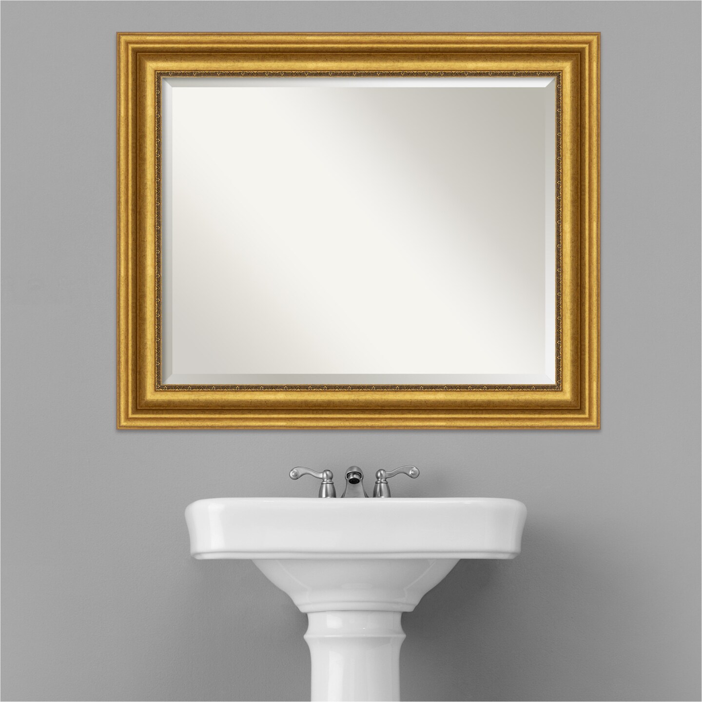 Beveled Bathroom Wall Mirror, Parlor Frame Mirrors Michaels