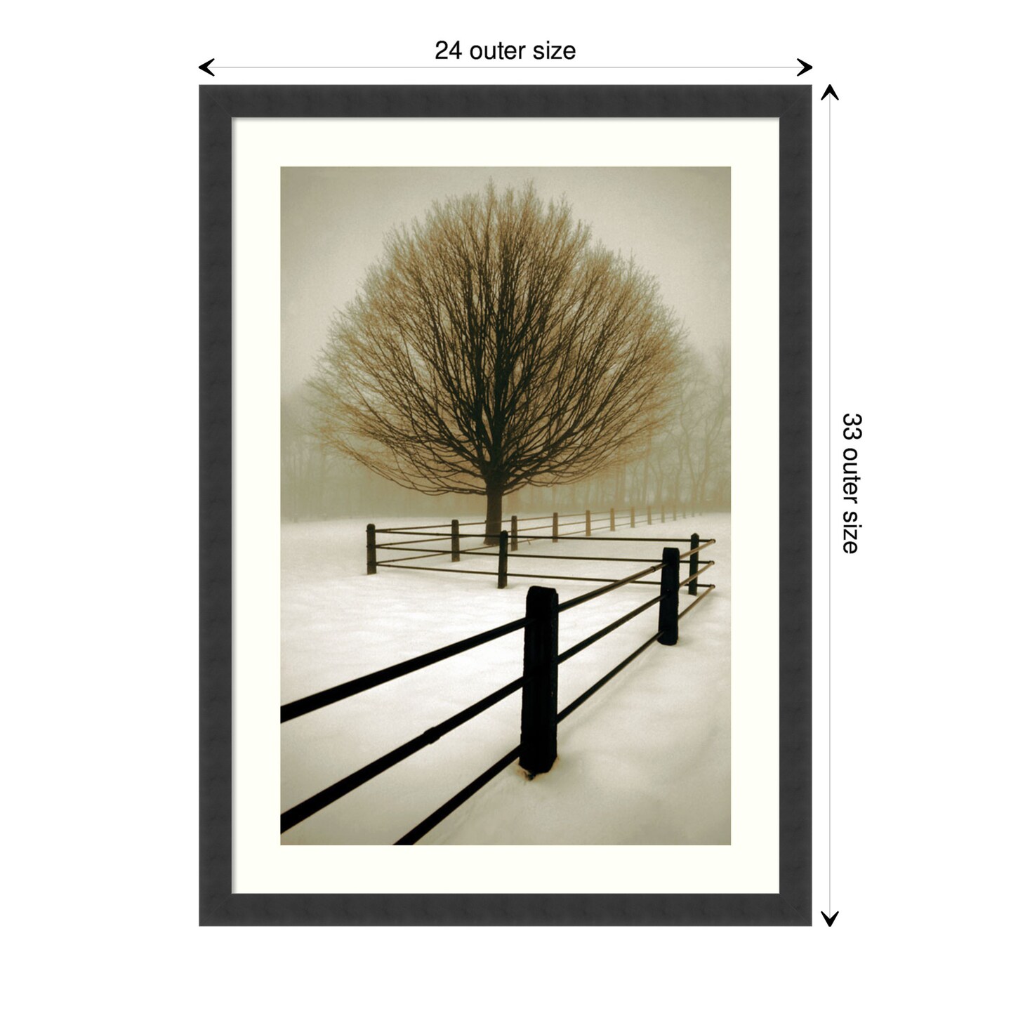 Solitude by David Lorenz Winston Wood Framed Wall Art Print | Michaels