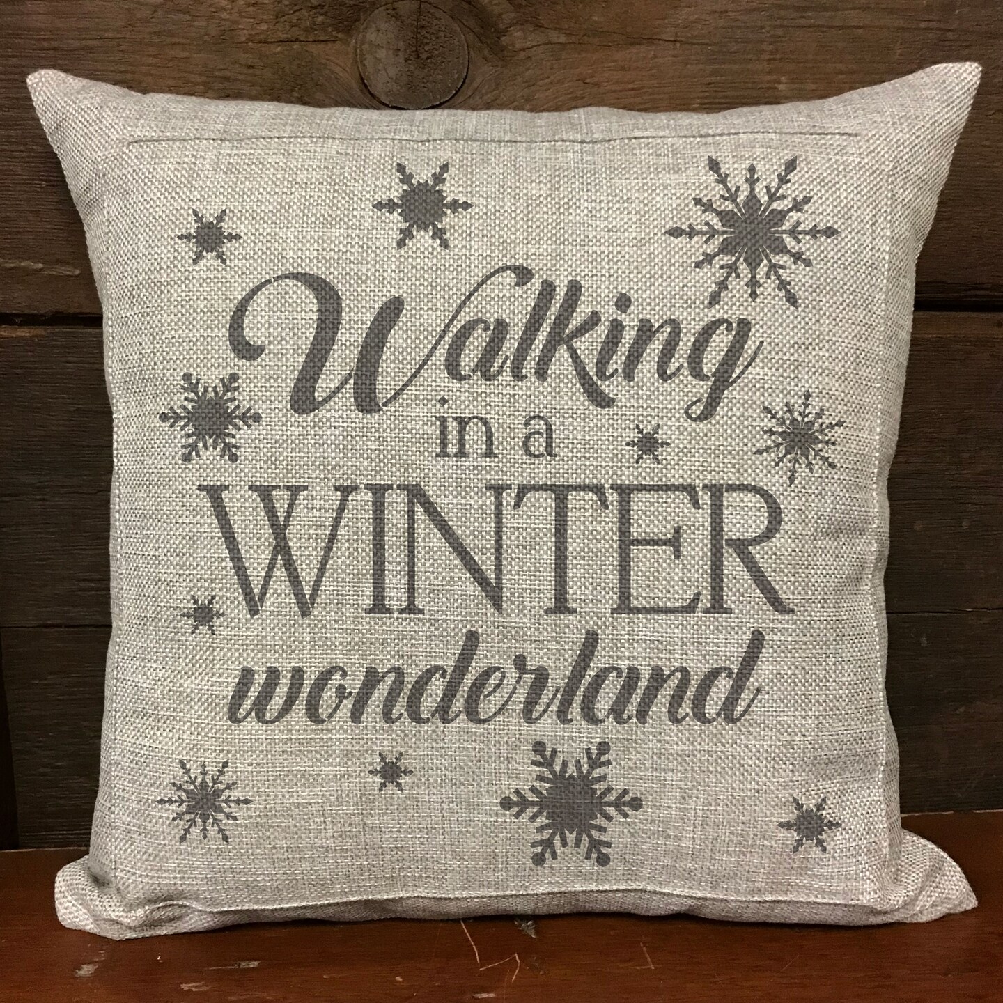 Walking in a Winter Wonderland Embossing 12 x 12 Stencil | FS082 by Designer Stencils | Word &#x26; Phrase Stencils | Reusable Stencils for Painting on Wood, Wall, Tile, Canvas, Paper, Fabric, Furniture, Floor | Stencil for Home Makeover