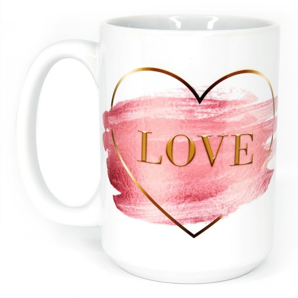 CASE OF 36 - 15 OZ WHITE MUGS