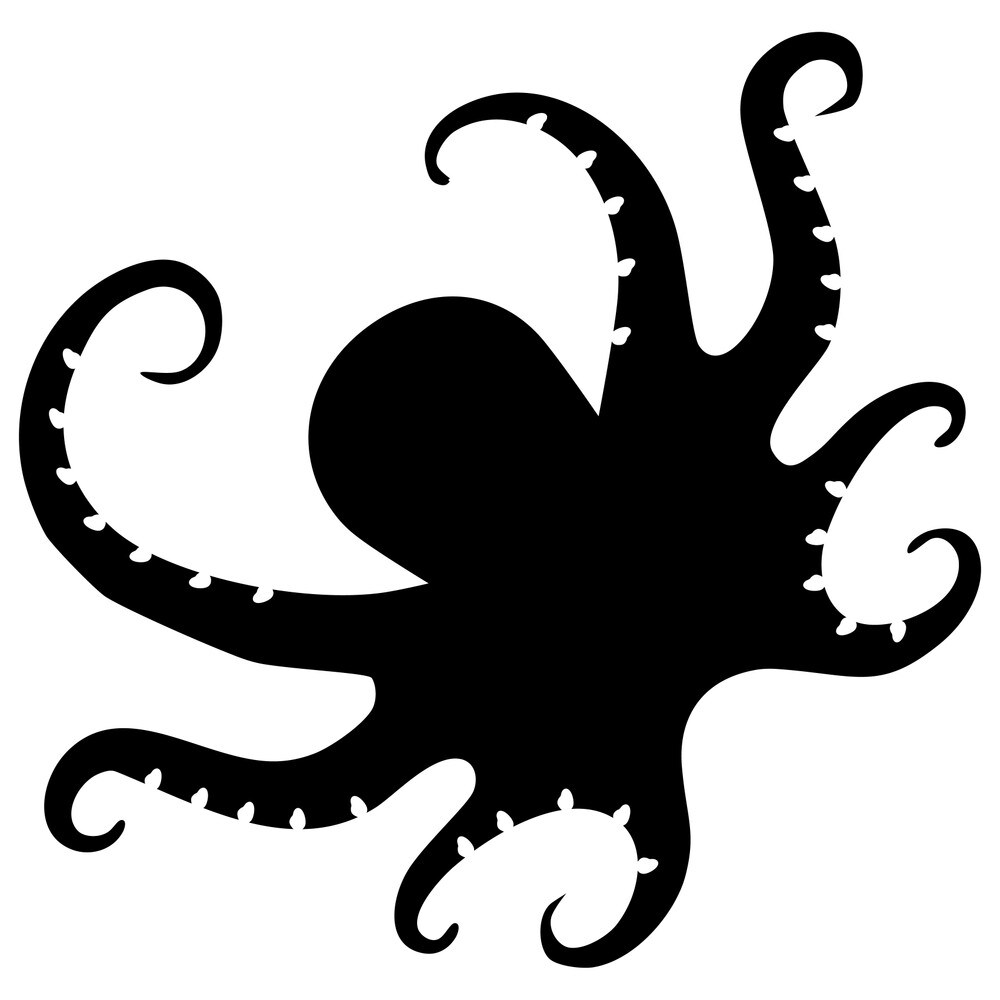 Contemporary Octopus Embossing 12 x 12 Stencil | FS068 by Designer Stencils | Animal &#x26; Nature Stencils | Reusable Stencils for Painting on Wood, Wall, Tile, Canvas, Paper, Fabric, Furniture, Floor | Stencil for Home Makeover | Easy to Use &#x26; Clean