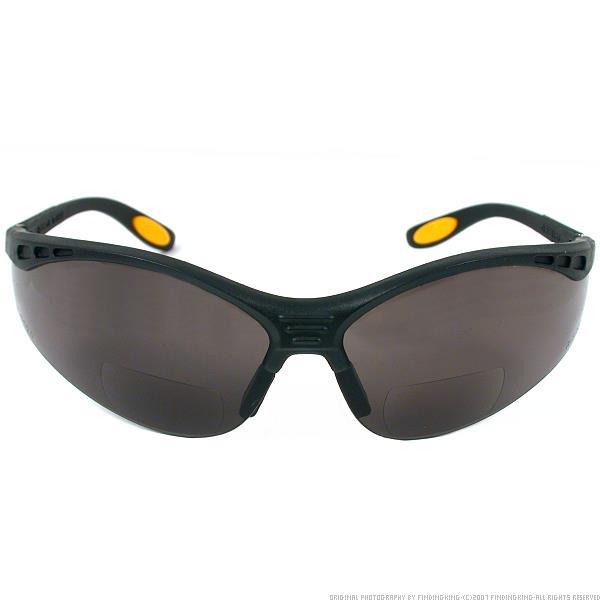 Dewalt DPG59-220C Reinforcer Rx-Bifocal 2.0 Smoke Lens High Performance Protective Safety Glasses wi