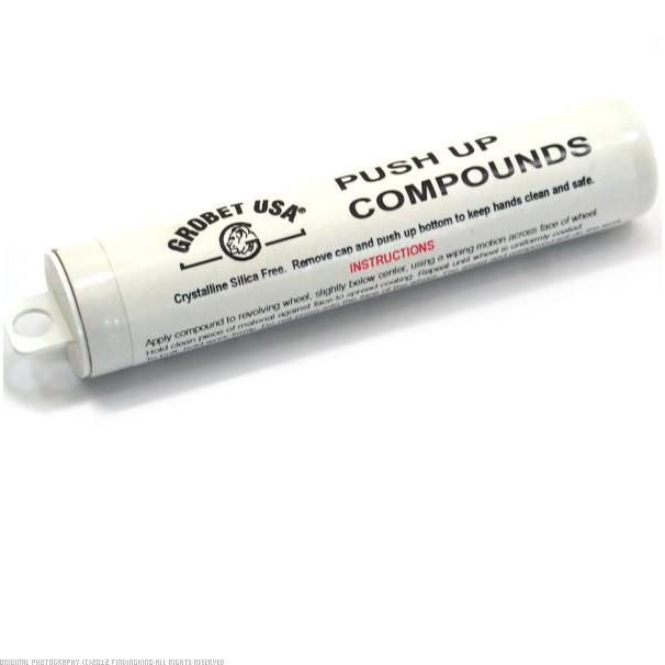 3&#x22; Cotton Buffing Wheel &#x26; Mandrel &#x26; White Rouge Push-Up Polishing Compound