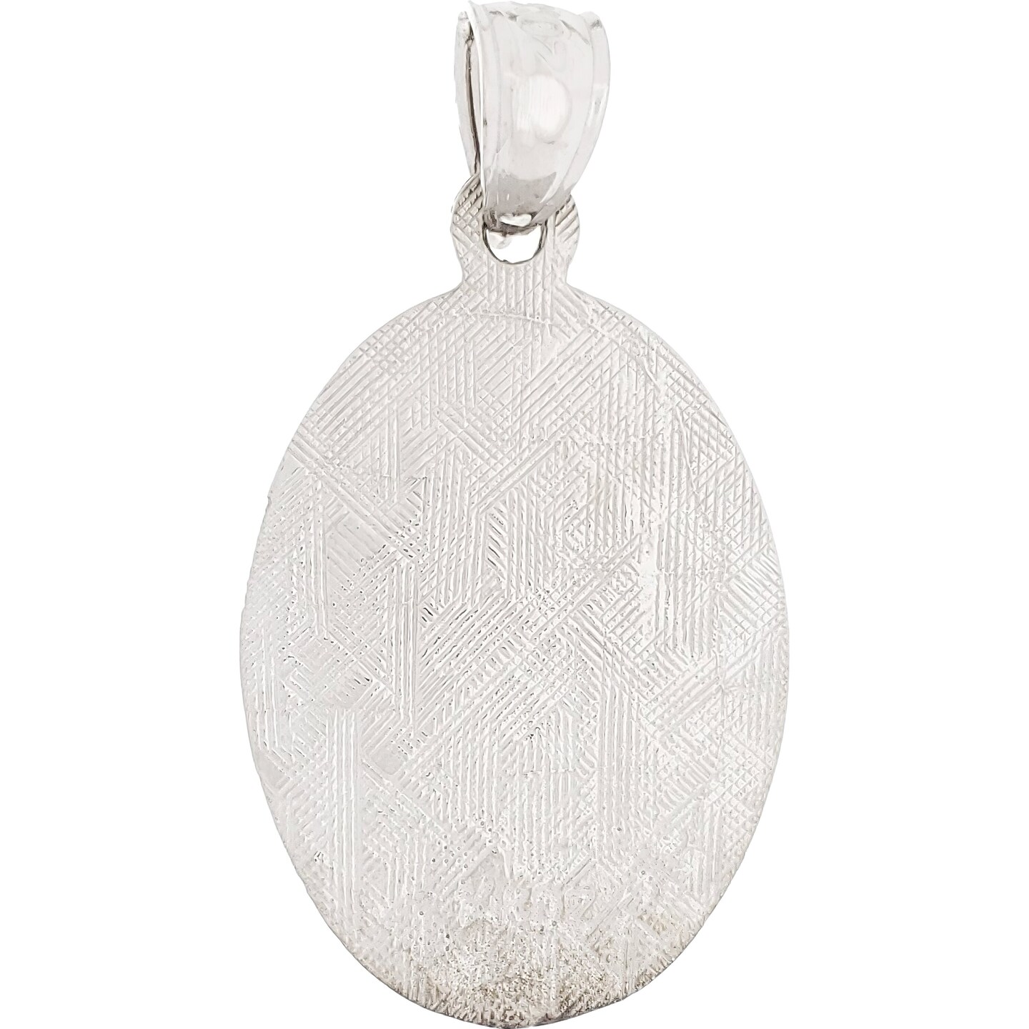 St. Christopher Charm 14k White Gold 23.5mm
