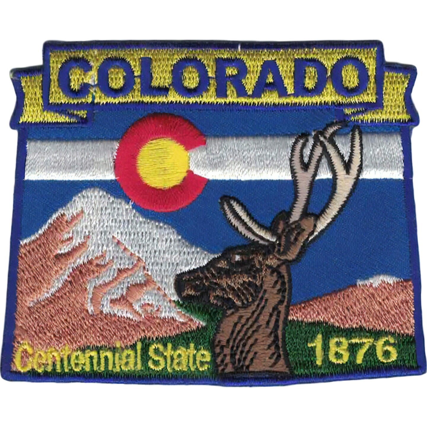Colorado State Map Patch 3&#x22;
