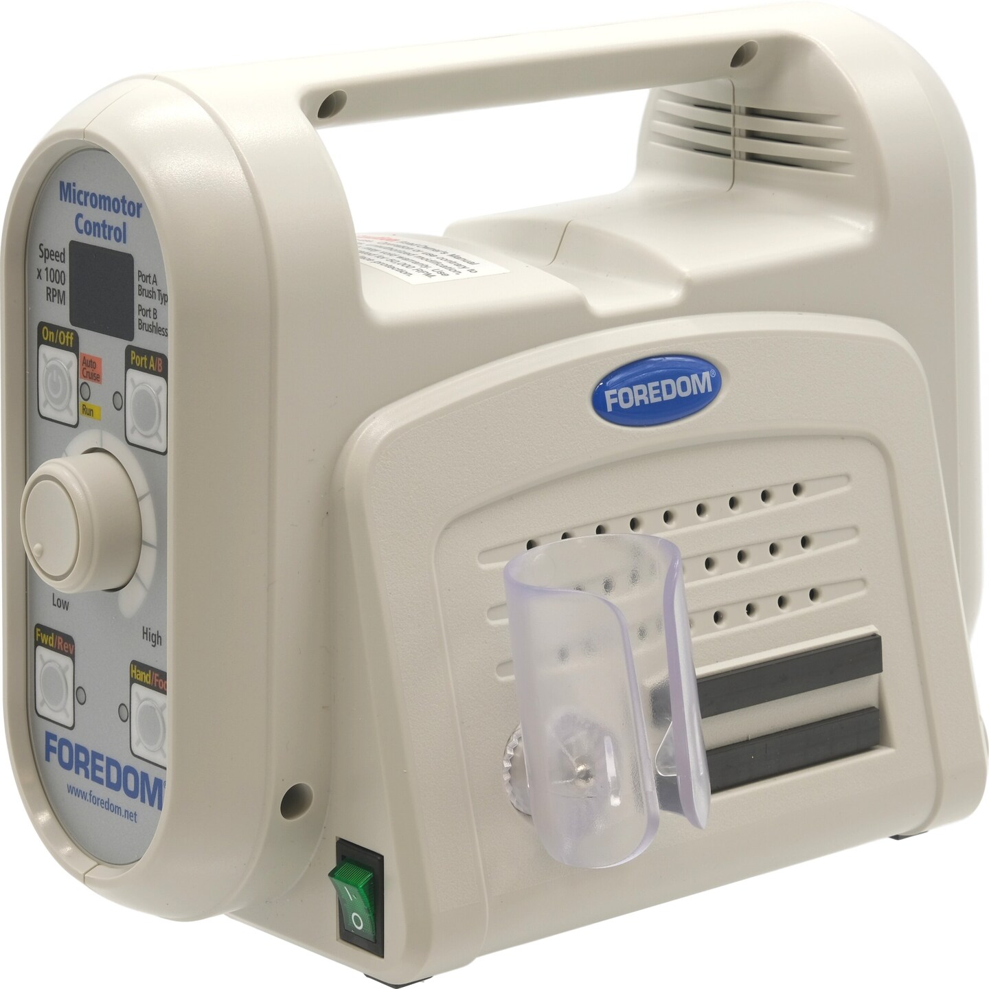 Foredom Brushless Micromotor Dual Port Brushless Handpiece 50K RPM K.1050 3/32"