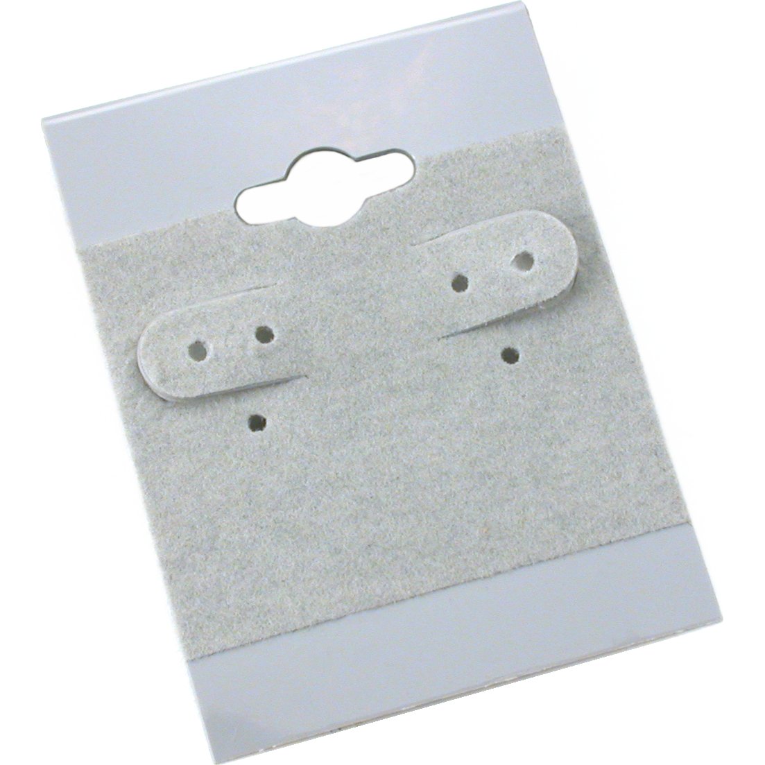 100 Gray Hanging Earring Cards 2 Inch Jewelry Display