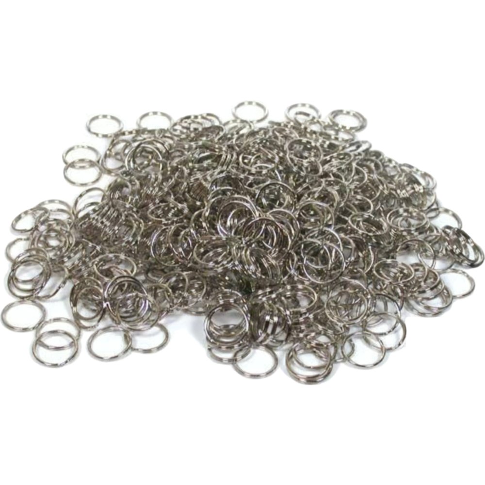 500 Split Rings Key Chain Connectors Steel Parts 24mm
