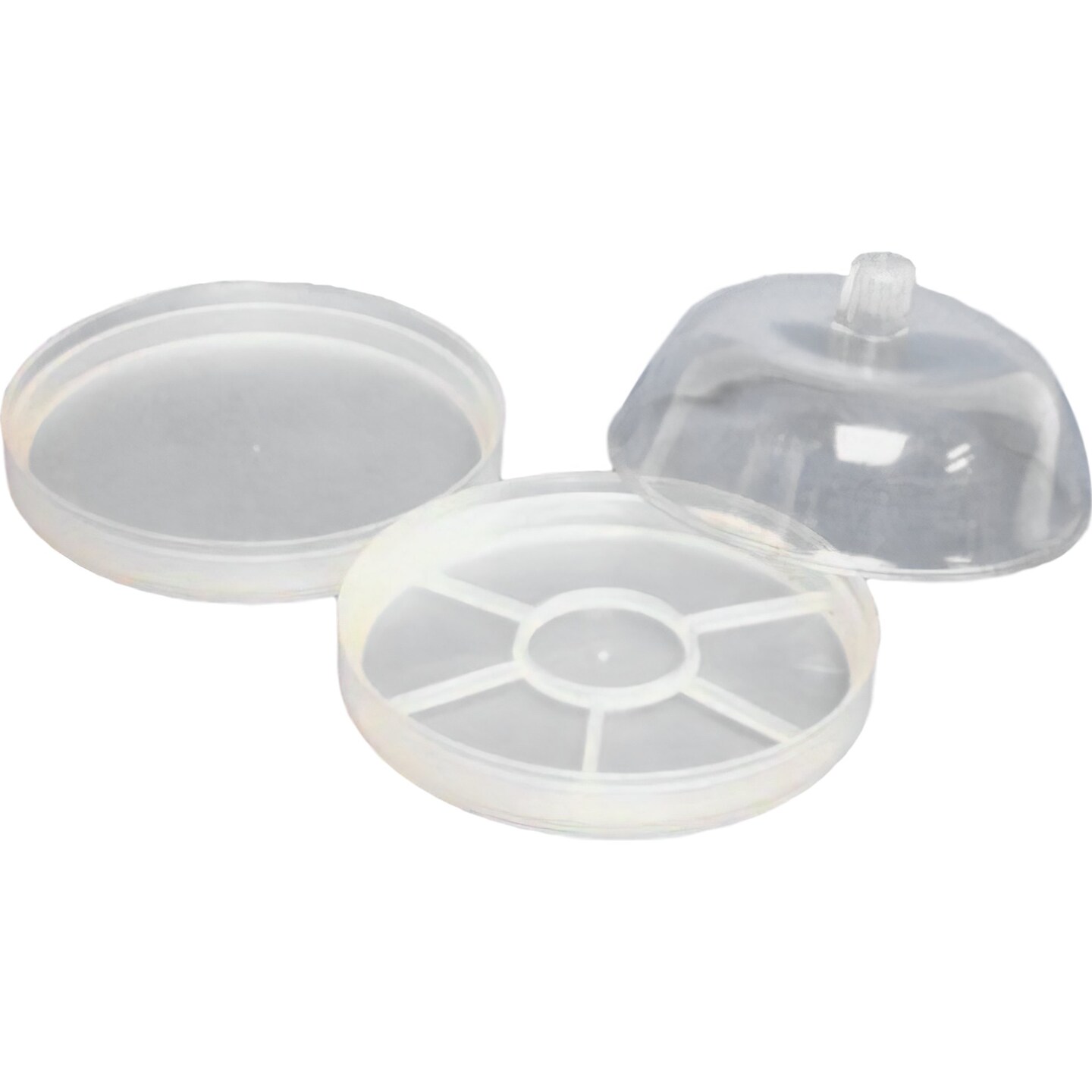 Plastic Transparent Cover w/2 Work Plates