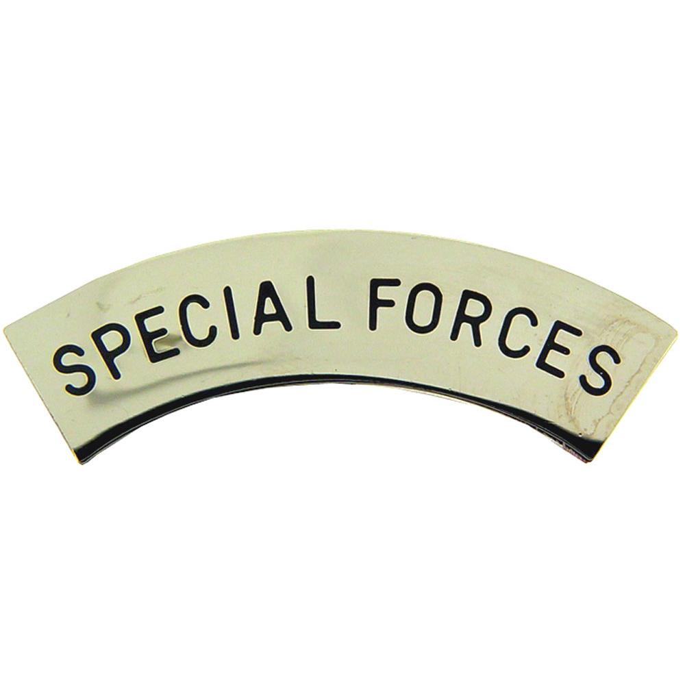 U.S. Army Special Forces Pin Silver Plated 1 9/16