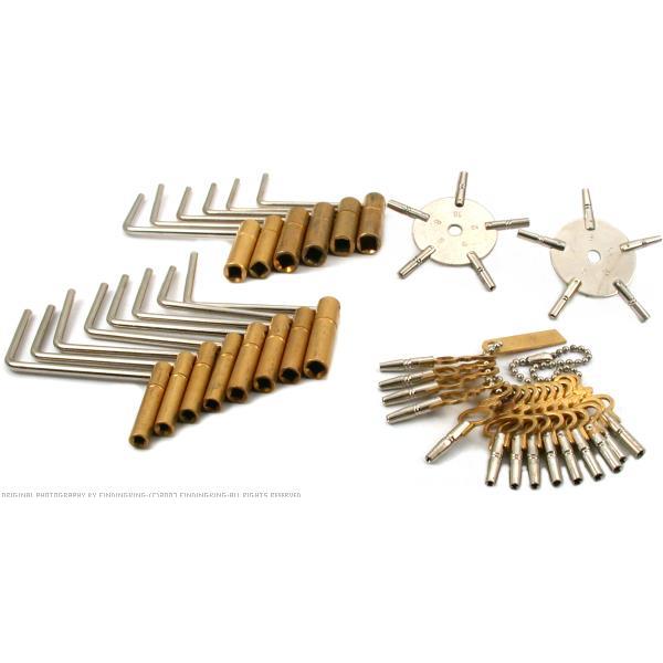44 Pocket Watch Prong Crank Clock Keys Repair Tools Michaels