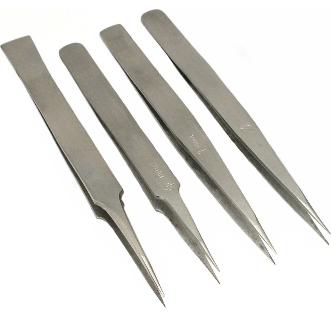 7 Jewellers Tweezers Crafts Modeling Stamps Jeweler Set