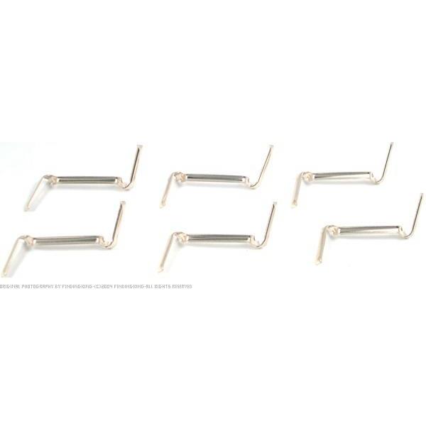 6 White Gold Filled Small Ring Guards Jewelry Size Adjuster