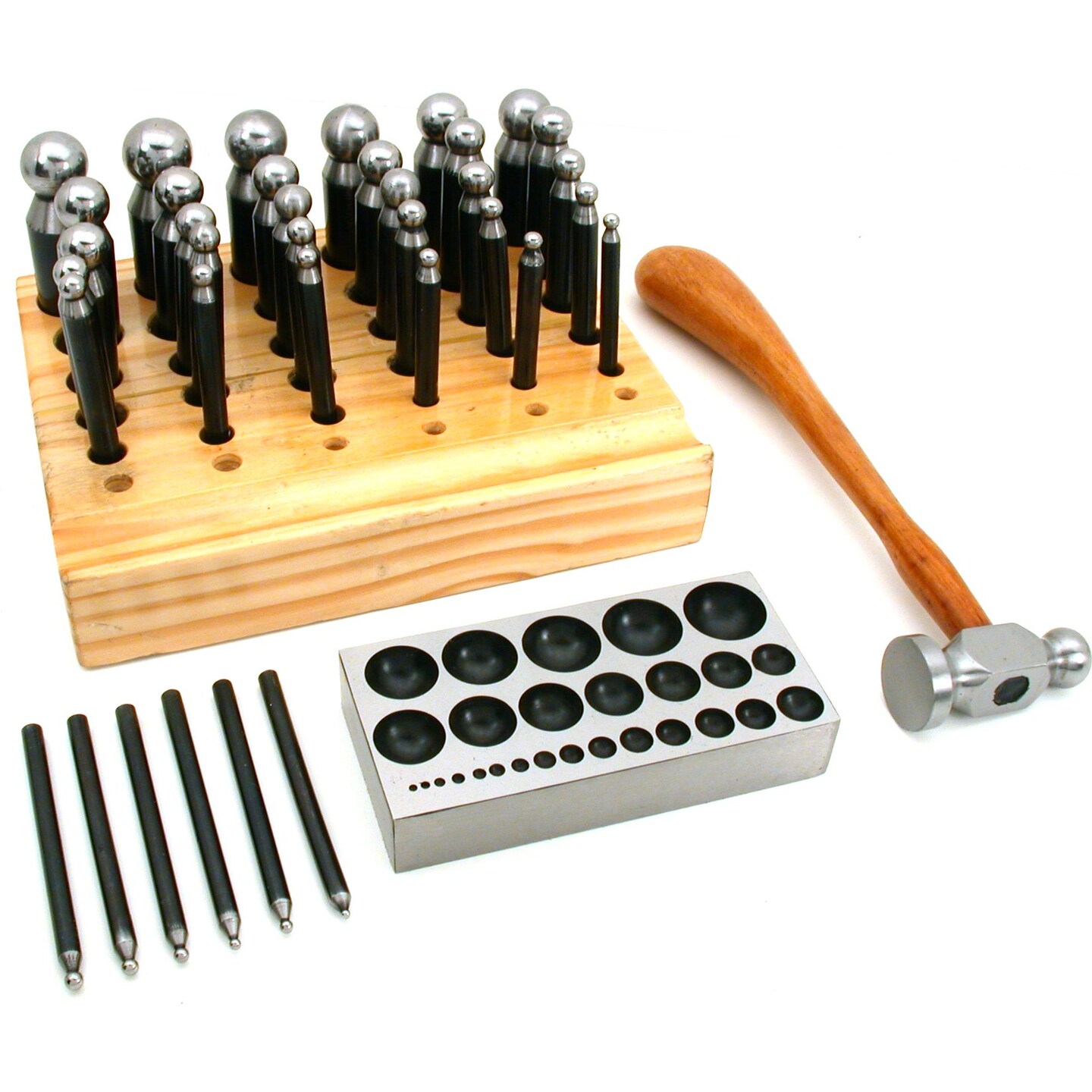 38 Dapping Punches Doming Block Hammer Jewelers Tools Hammers & Mallets Michaels