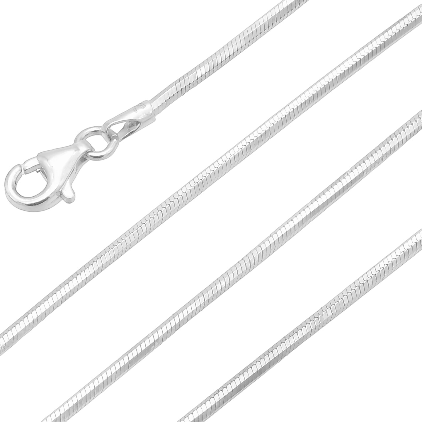 Snake Chain Sterling Silver 18&#x22;