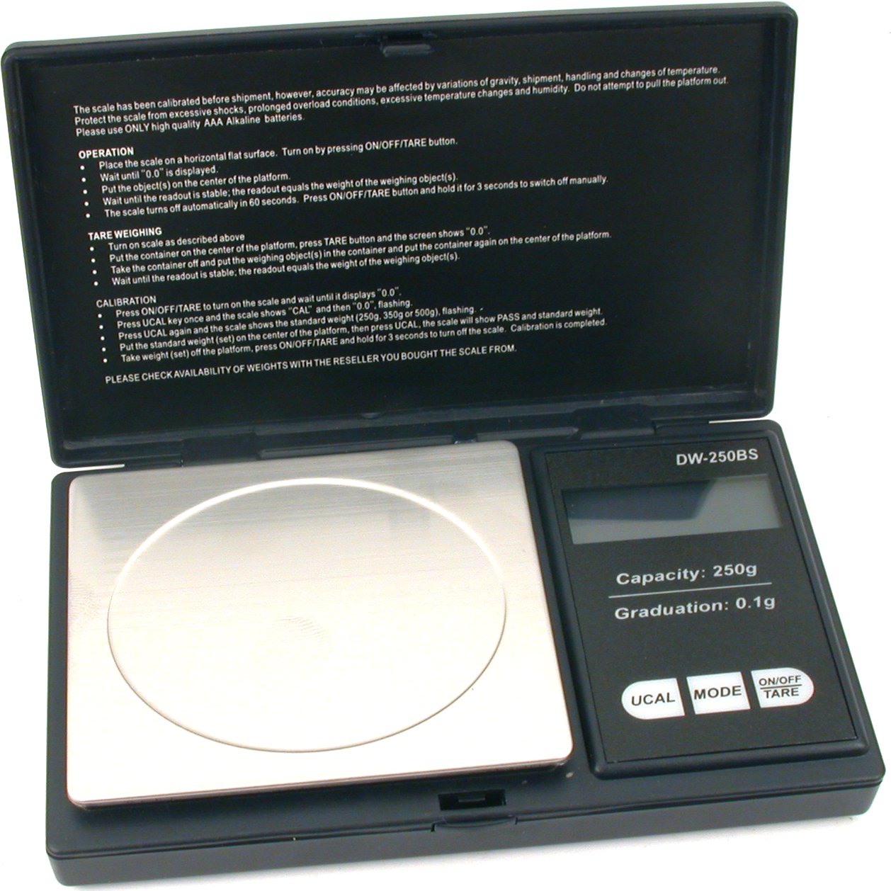 250 Gram Digital Portable Gold Scale 0.1 to 250 Grams