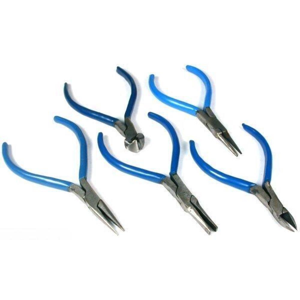 5 Pliers Flat Cutting Half Round Beading Wire Tools