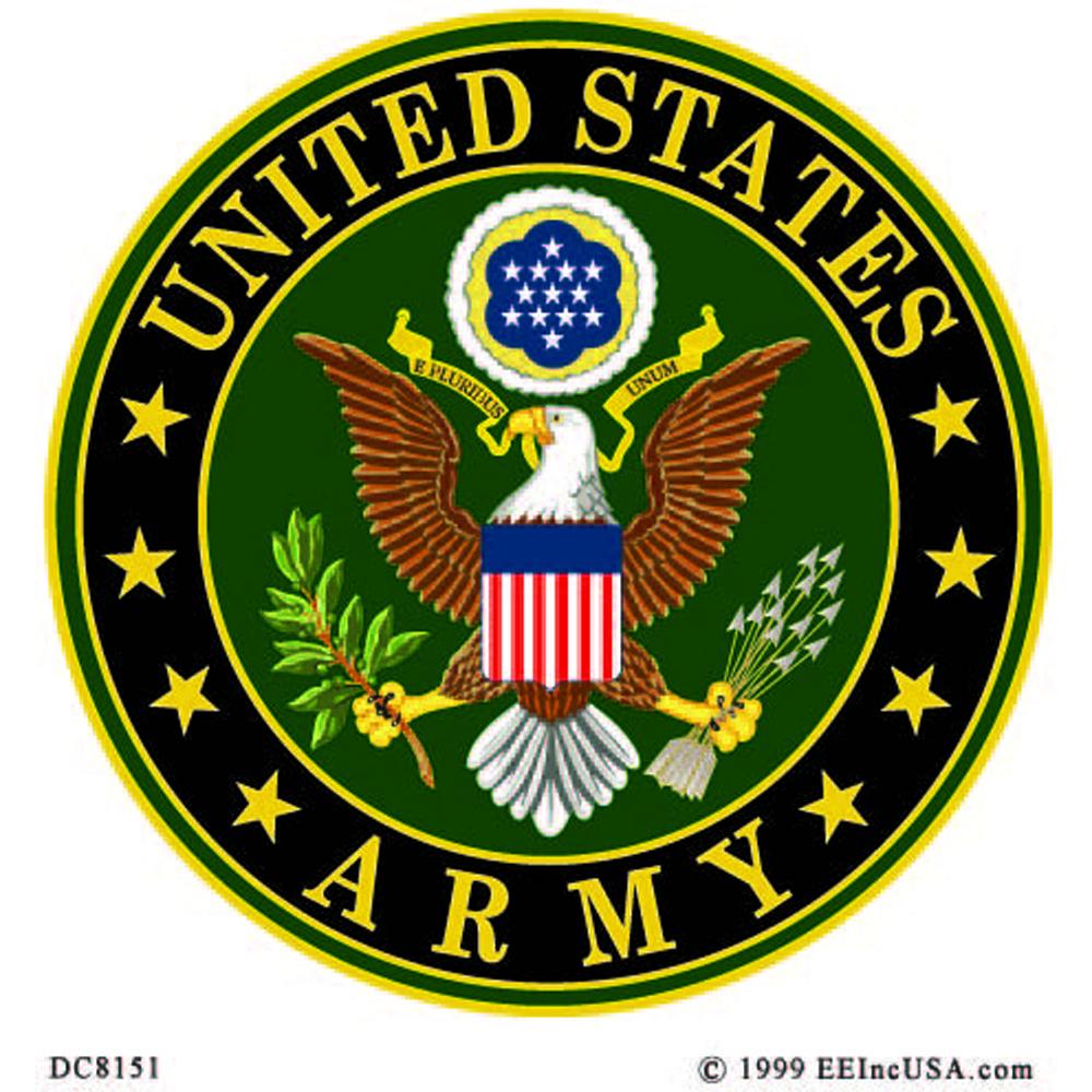 United States Army Sticker 3-1/4&#x22;X3-1/2&#x22;