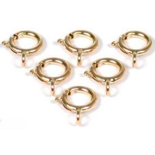 6 14k Gold 5.5mm Spring Ring Finding Clasps Michaels