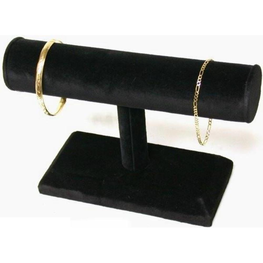 Bracelet or Watch T-Bar Display Black Velvet 7 1/2&#x22;