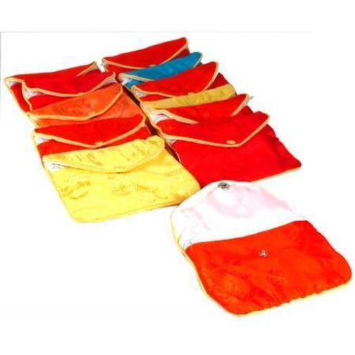 144 Jewelry Chinese Silk Pouches Chain Gift Display 4.5&#x22;