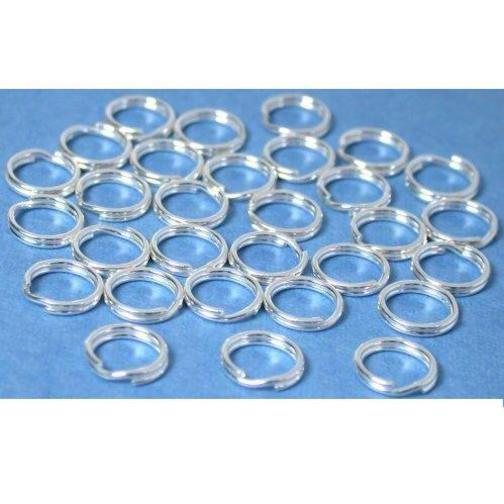 30 Split Rings Sterling Silver Charm Bracelet Parts Michaels