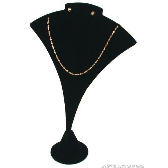 2 8&#x22; Velvet Pendant Earring Display Bust