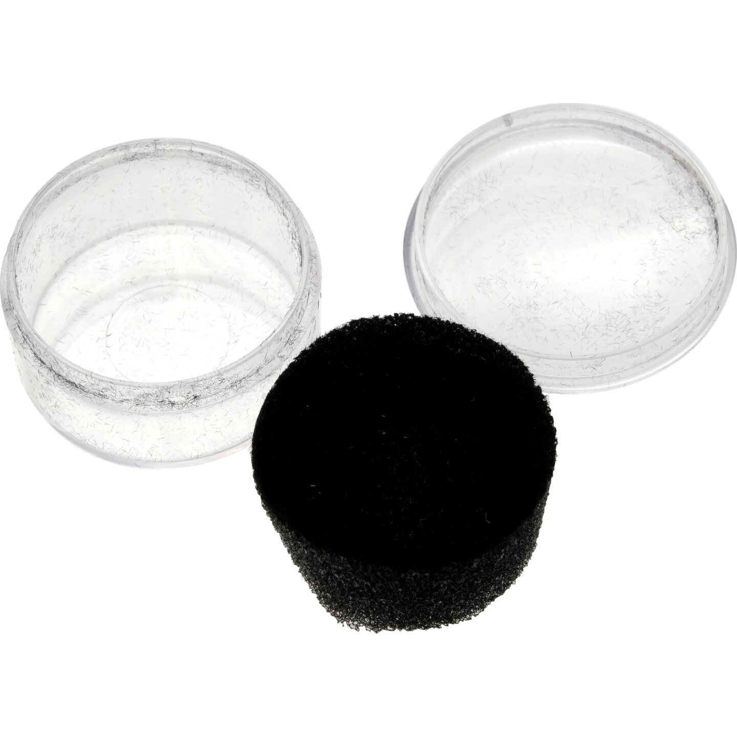 Black Gem Jar Jewelry Tray Insert Gemstone Display Clock Parts Unit