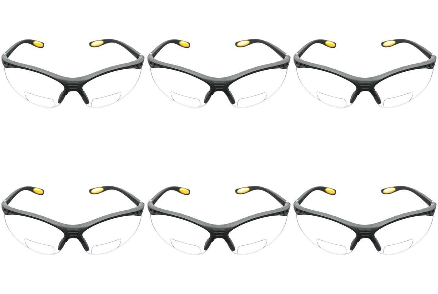 DEWALT DPG59-130C Reinforcer Rx-Bifocal Safety Glasses – Clear – 3.0 Bifocal Strength