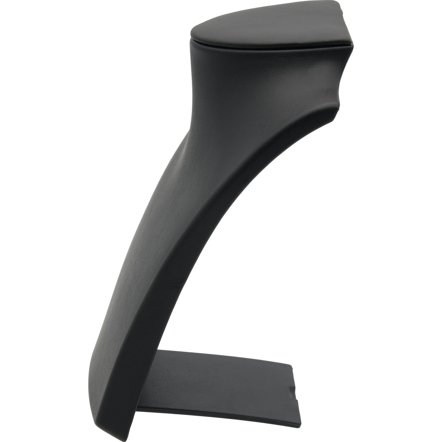 Black Leather Bust with Retractable Stand Jewelry Display 8 1/4" Tall Pack of 6