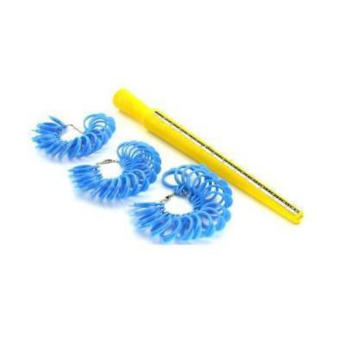US &#x26; French Ring Sizing Stick &#x26; 3 Finger Sizer Gauge