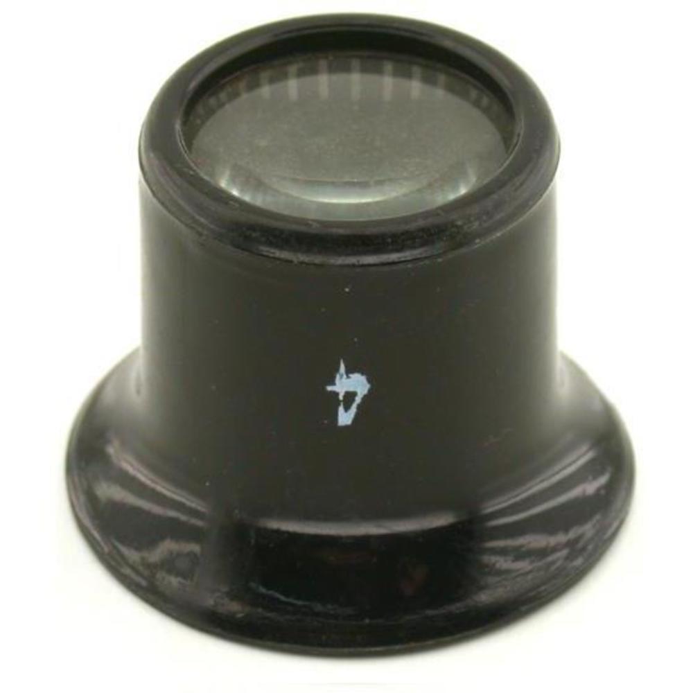 Black Jeweler's Loupe with 1" Diameter Lens, and 4X Power - MG924