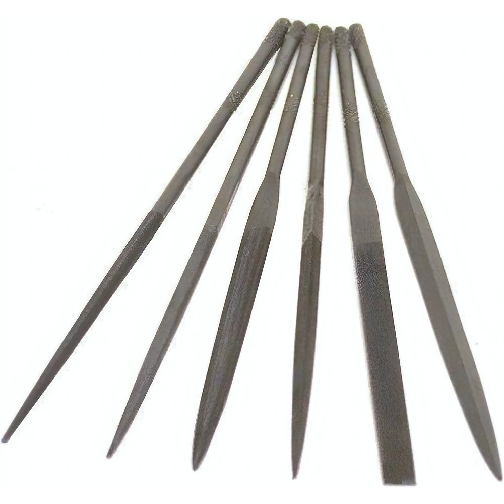 Eurotool Quality Needle File Set 6 Pcs Cut 2 Jewelry Beading Metal Working Craft