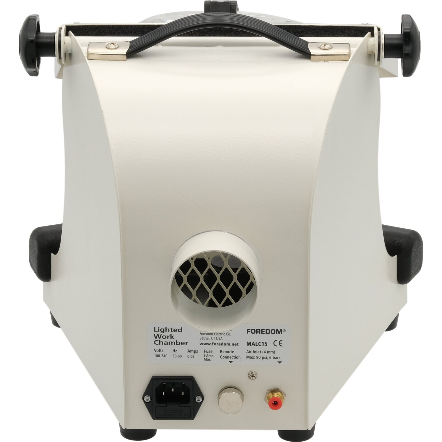 Foredom MALC15 Work Chamber Lighted Enclosure Hood for a Dust Collector 110/220v
