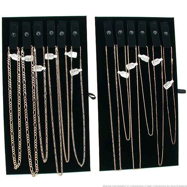 Jewelry Display Case With 2 Necklace Inserts