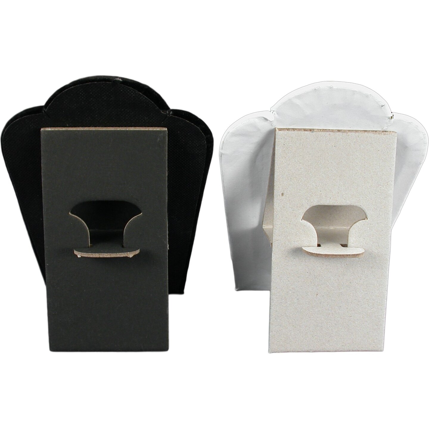Black Velvet &#x26; White Jewelry Display 11 Pc Set Bonus