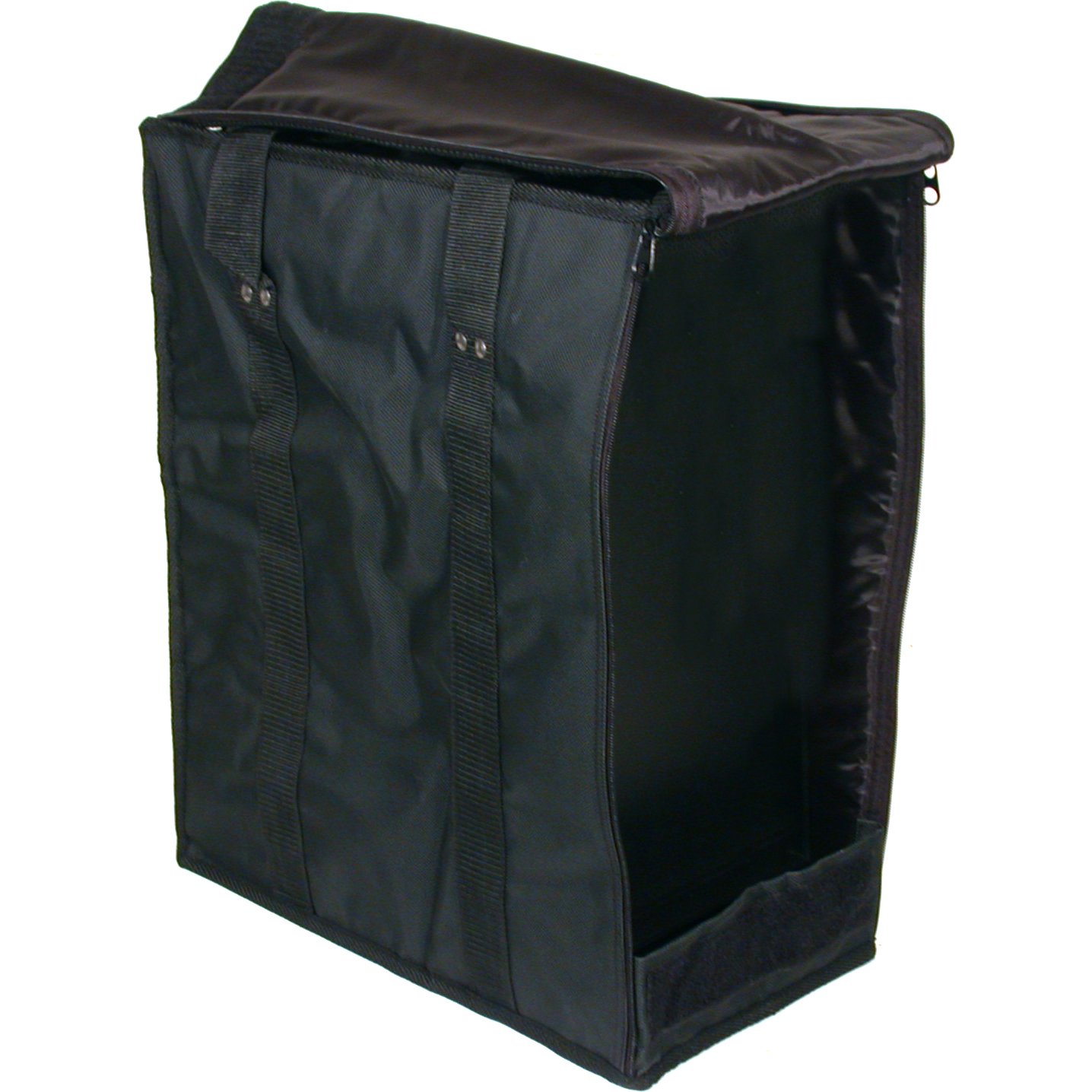 Jewelry Gem Tray Zipper Carrying Travel Case Black 19"