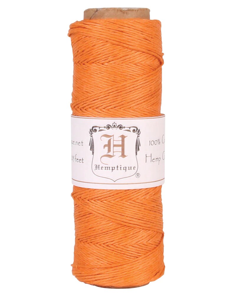 Hemptique 0.5mm #10 Hemp Cord Spools Jewelry Making Macrame Crochet Crafting Gift Wrapping Outdoor Gardening