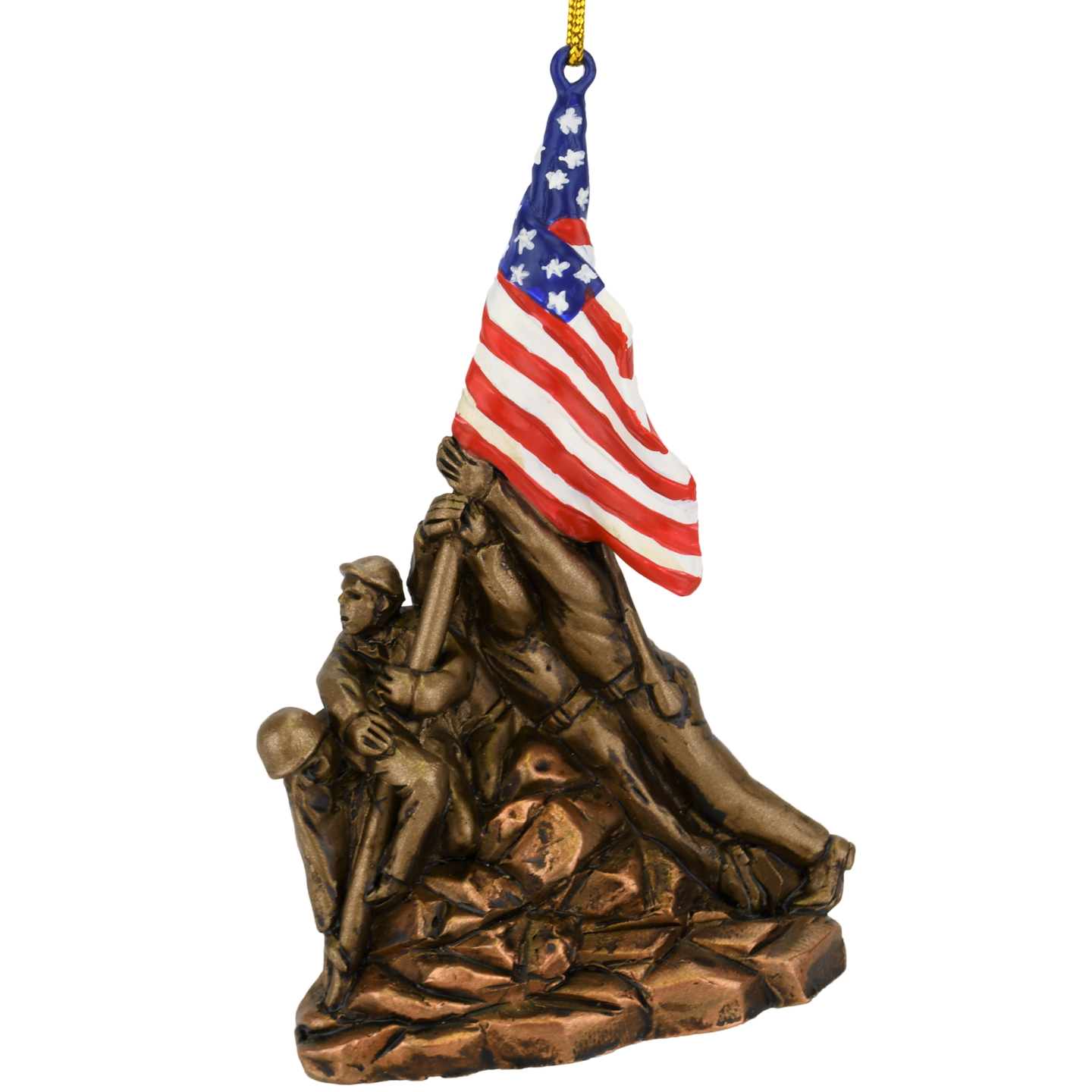 US Marine Corps War Memorial Iwo Jima Statue Christmas Ornament