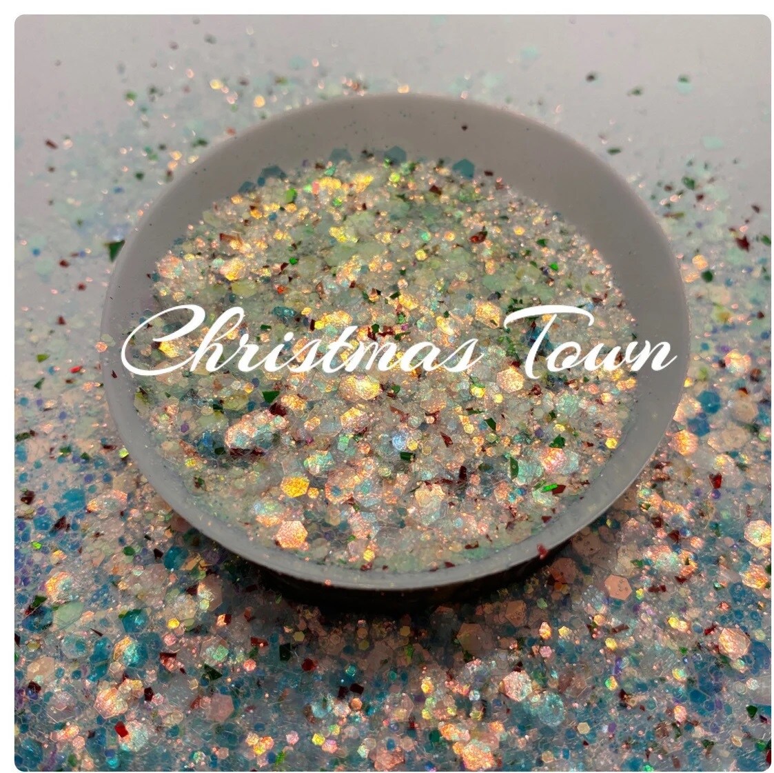 Christmas Town: Chunky custom glitter 1oz