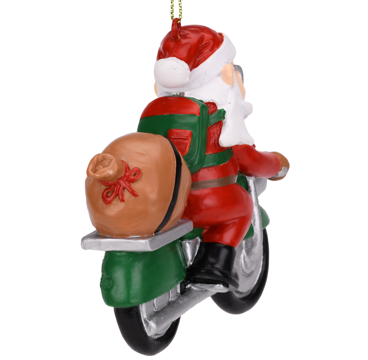 Tree Buddees Biker Santa Claus Motorcycle Christmas Tree Ornament